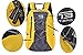 TIBAG 30L/35L Water Resistant Lightweight Packable Foldable Hiking Camping Daypack Backpack (25L, Yellow)