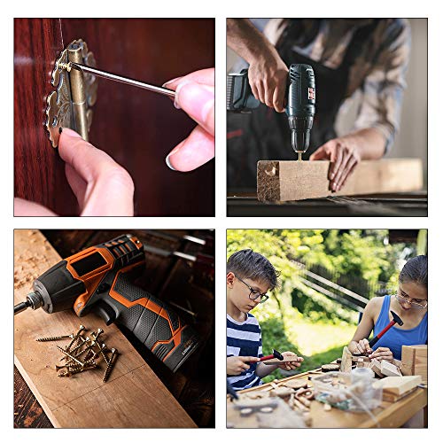 Gobesty Kleine Selbstschneidende Schrauben,1200 Stücke Edelstahl Blechschrauben M2 M2.5 6/8/10m Flachkopf… – Bild 7