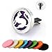 Jenia Aromatherapy Essential Oil Diffuser Vent Clip - Car Air Freshener Stainless Steel Locket - Improve Air Quality