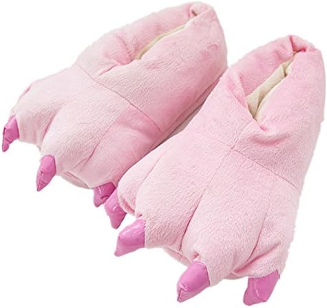 Aksautoparts Adult Unisex Cartoon Animal Cosplay Costume Slippers Dinosaur Claw Paw Shoes Indoor Women