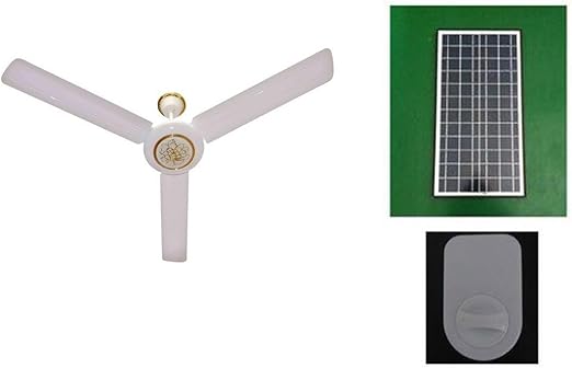 Generic Solar Ceiling Fan And Controller 48 Inch Without