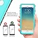 iPhone 7 Plus / 8 Plus Waterproof Case [5.5 inch], Garcoo IP68 Certified Fully Sealed Underwater Protective Cover, Shockproof Dustproof and Snowproof, Suitable for Outdoor Sports (Grass Blue)