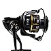 XIYUE Aluminum Fishing Reel Line 0.20 / 220 0.30 / 140 (mm / m) Component Stainless Steel Left and Right Alloy Body Interchangeable Ball Bearing 10/1 Brake Force 15 killogram Black XB3000