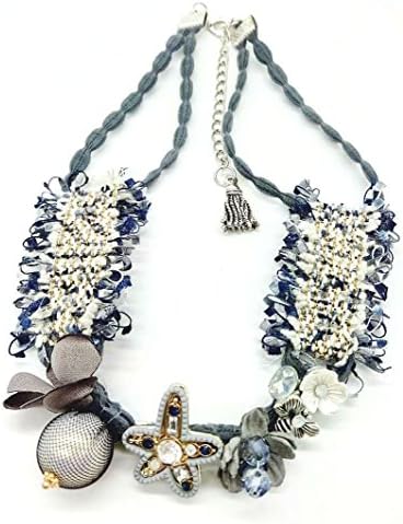 Choker Necklace with floral motifs Hot Fashion Jewelry Trend Accessories bijouterie Handmade Casual Women Girl Gift Birthday Wedding Bohemian Boho Chic