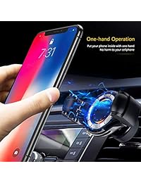 Cargador de coche inalámbrico AbleGrid Zilean 10 W rápido soporte de cargador de coche inalámbrico Qi cargador de coche inalámbrico compatible con iPhone Xs Max XR X 8 8Plus Samsung S9 S8 Note 8 y más