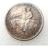 MarshLing 1925 Antique US Liberty Half-Dollar Coin - Great Stone Mountain Commemorative Coins - USA Uncirculated Morgan Dollars-Discover History of US Coins Perfect Quality