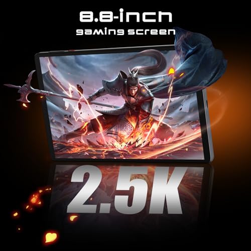 Headwolf Android Tablet Titan 1 Gaming Tablet 8 Inch Dimensity 8300 2.5K 144Hz, 24GB+256GB+2TB, 7200mAh HDMI/DP,16MP+8MP,Widevine L1,4GLTE,Wi‑Fi6E,BT5.4,GPS,Face Detection