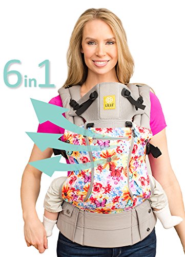 SIX-Position, 360° Ergonomic Baby & Child Carrier by LILLEbaby – The COMPLETE All Seasons (Poppy)