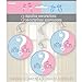 Unique, Gender Reveal Hanging Decorations, 26 Inches, Party Supplies - Pack of 3