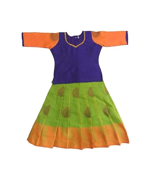 new born pattu pavadai