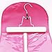 HBEDU Hair Extension Holder Storage Bag Strong Hanger Clip Case Dust-proof Portable Suit with Transparent Zip Up Closure- Lightweight Waterproof (Pink)thumb 4