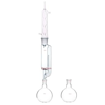 Deschem 1000ml Lab Glass Soxhlet Extractor Body Allihn Condenser