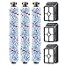 Gentle Clean 3 Pack Multi Surface 1868 Brush Roll and 3 Pack 1866 Vacuum Filter Compatible with Bissell CrossWave 1785 2306 2551 Series. Compare to Part # 1608683, 160-8683, 1608684