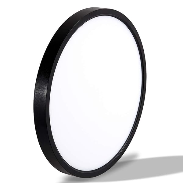 TALOYA LED CEILING LIGHT OFFICE BLACK,5 COLOR TEMPERATURES,15.8...