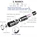 Vansky Mini Flashlight USB Rechargeable Flashlight, 900 Lumen CREE XPE2 R5 LED Pocket flashlight Clip Mini Penlight, 1x Rechargeable Li-ion 18650 Battery included