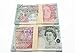 Pound $50X100 Pcs Total $5,000 Dollar Currency Props Money Bills Real Looking New Style Copy Double-Sided Printing - for Movie, TV, Videos, Advertising & Novelty