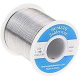 HGMZZQ 60/40 Tin Lead Solder Wire with Rosin for Electrical Soldering 0.039inch (1.0mm-1lb)
