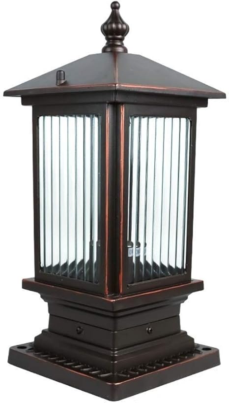 Außenlaterne der Außenlaterne Außenleuchte mit Saatglas Quadratisches