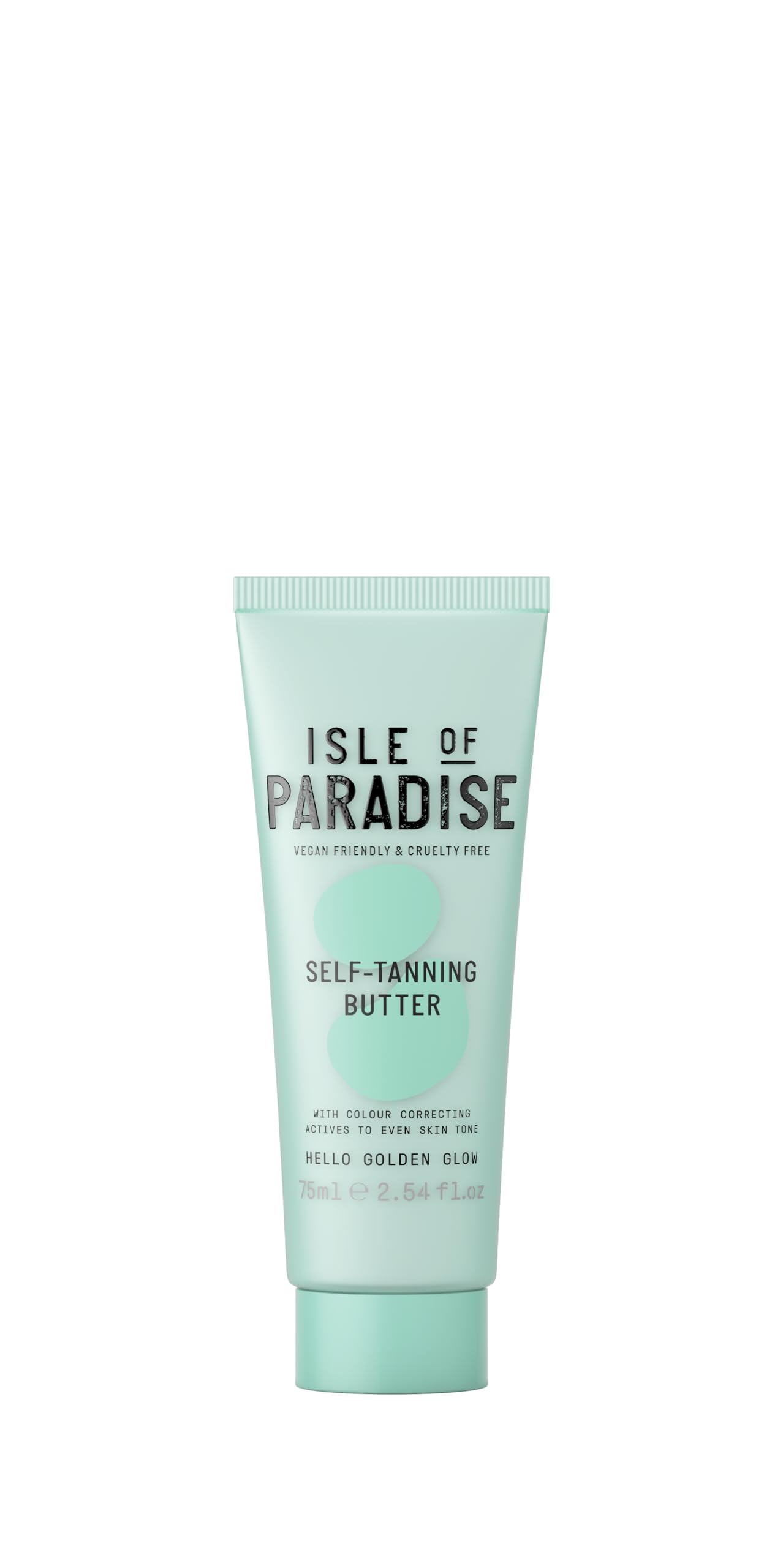 Isle of Paradise Self Tan Butter (75 ml) Gradual Self Tan Butter, Combining Skin Care and Self Tanning, Natural Ingredients & Vegan