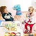 Lazy Monk Magnetic Blocks Tiles for Kids - 102 Pcs Magnet Building Tile for Toddlers - 3D Educational Toys