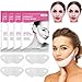 Face Slimming Mask V Line Lifting Chin Up Mask Patch Facial Firming Moisturizing Mask Double Chin Reducer Mask Lift V Reshape Face Mask for Women Men Round Face, Fat Face (4 Pack)