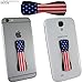 LOVEHANDLE Universal Phone Grip for Smartphones & Mini Tablets - Phone Holder for Hand - Wireless Charging Compatible - Made in The USA - USA Flag with Black Base