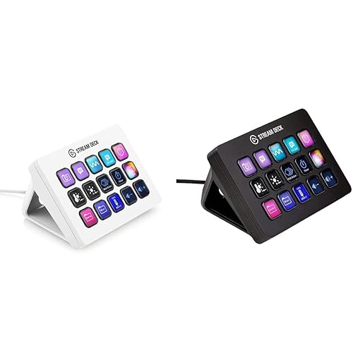 Elgato Stream Deck MK.2 – Studio Controller - White & Stream Deck 