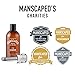 Manscaping Shaving Bundle, Includes Mens Double Edged Safety Razor blade with Built in Guard and Ball Deodorant plus Free Disposable Shaving Mat