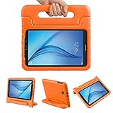 Color Our Life Samsung Galaxy Tab E 9.6 Kiddie Case-Shock Proof Light Weight Convertible Handle Stand Cover for Samsung Galaxy Tab E 9.6 Inch Tablet, Orange