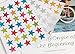 SBYURE 5250 Pieces Star Stickers Self-Adhesive Stickers for DIY Crafts Marking Work, Gold, Silver, Mix