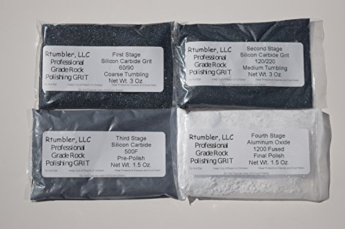 Rock Tumbler Grit for 3 Pound Tumbler