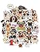 HaokHome S-006 176pcs Funny Dog Stickers for Teens Kids Cars Stickers for Water Bottles Laptop Scrapbooking Firefighters Hydro Flask Stickers Vsco Stickers Wall Stickers Room Decor