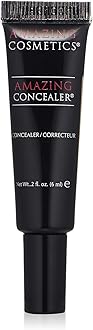 AmazingCosmetics Amazing Concealer, Full Coverage with Pin Dot Amounts, Long Wear Concealer Makeup for Undereye Dark Circles, Blemishes and Spots, Color Correcting, Skin- Like Finish