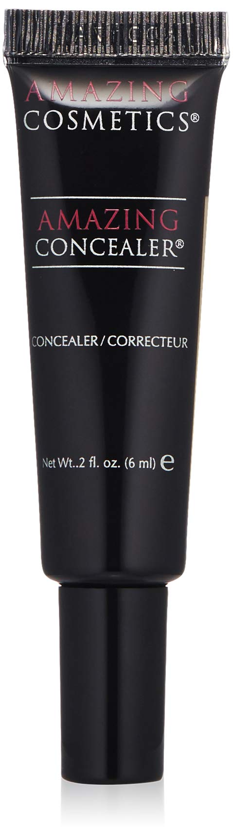 AmazingCosmetics Amazing Concealer, Full Coverage with Pin Dot Amounts, Long Wear Concealer Makeup for Undereye Dark Circles, Blemishes and Spots, Color Correcting, Skin- Like Finish