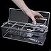 Jumbl Condiments Caddy Chilled Server Tray On Ice. 4 Big Sections Organize & Dispense Condiments With Ice Compartment Underneath. Container Made Of Shatterproof Acrylic Plastic.