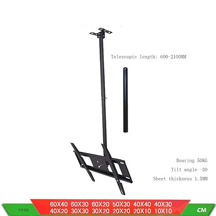 Amazon Com Universal Ceiling Tv Mount Bracket With Adjustable