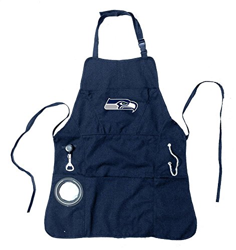 Team Sports America Seattle Seahawks Logo Grilling Utility Apron