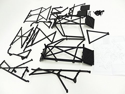 King Motor X2 Roll Cage Kit Fits 1/5 LOSI 5IVE T and Rovan LT SC 4WD Trucks - Thumbnail 6