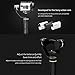 G5GS Handheld 3-Axis Handheld Gimble Stabilizer for Sony FDR-X3000 4K Action Cam,HDR-AS300,HDR-AS50 and HDR-AS100V Action Camera
