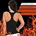 LAZAWG Women Sweat Slimming Vest For Workout Weight Loss Hot Neoprene Sauna Racerback Shirt Body Shaper Tank Top No Zip