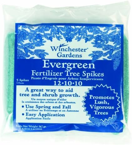 Winchester Gardens 5-Pack Fertilizer Spikes, Evergreen, 12-10-10
