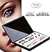 Magnetic Eyelashes, 8 Pcs One Two Cosmetics 3D Reusable Cuttable Full Size and Half Size False Eyelashes Set with Applicator for Natural Look