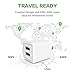 Wall Charger, 2.1A 12W Dual Port Portable Universal USB Wall Charger for Apple iPhone,iPad, Samsung Galaxy, HTC Nexus Moto BlackBerry, Bluetooth Speaker Headset & Power Bank, White (2-Pack)