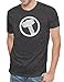 Marvel Comics Avengers Thor Logo Men's Soft Charcoal Heather T-Shirt, Grey, X-Large