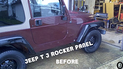 Fits Jeep TJ Wrangler Diamond Plate Side Rocker Panels 5 3/4" - Thumbnail 4