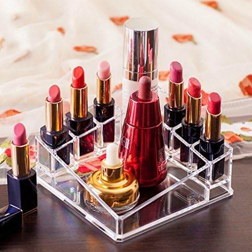 Xuzog Clear Acrylic Cosmetic Organizer Makeup And Jewelry Organizer Lipstick Holder