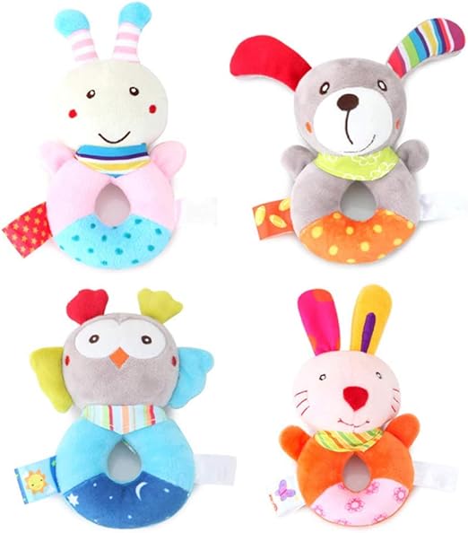 sonajeros de peluche para bebes