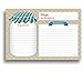 Neatz Mason Jar Recipe Cards - 50 Double Sided Cards, 4x6 inches. Thick Card Stock