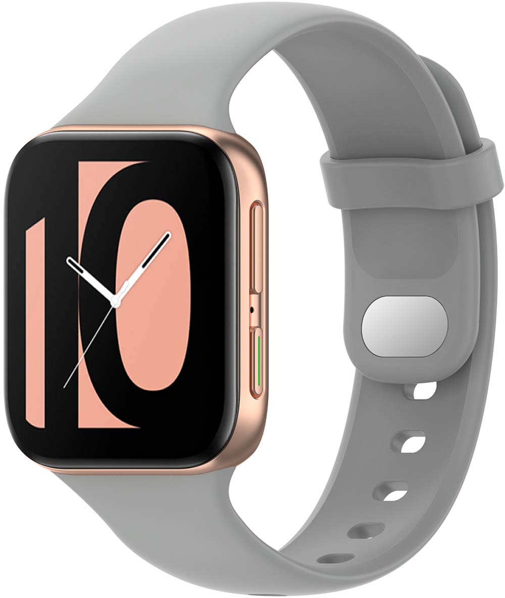 Shieranlee Silicone Watch Strap Compatible with Oppo watch 41mm,Fitness Tracker Replacement Band Wristband Set with Clasp