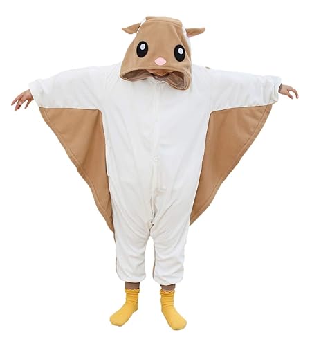 Flying Squirrel Onesie Child Unisex Kids Cosplay Costume Flying - Main Image